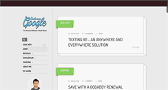 Desktop Screenshot of customizegoogle.com